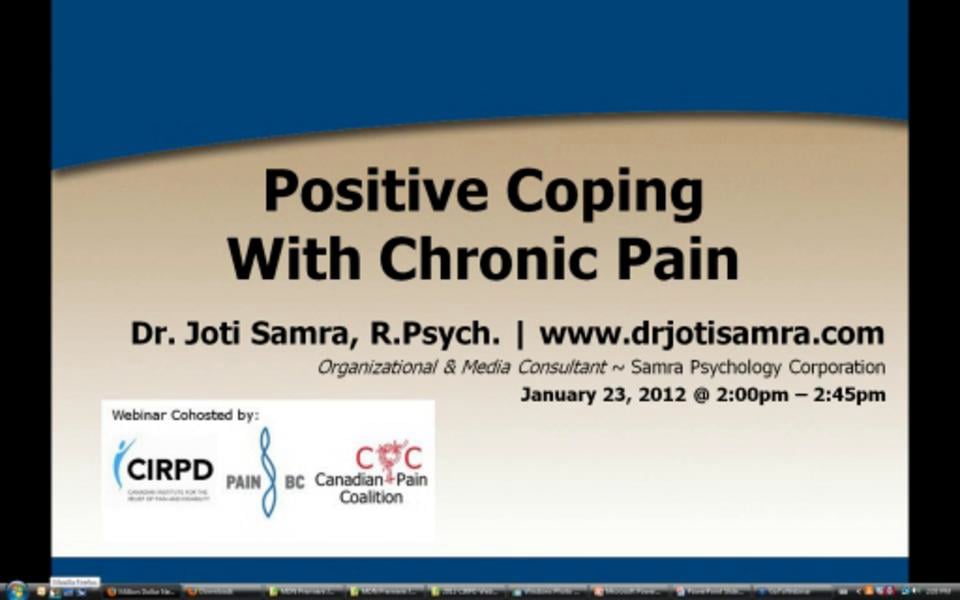 Positive Coping with Chronic Pain