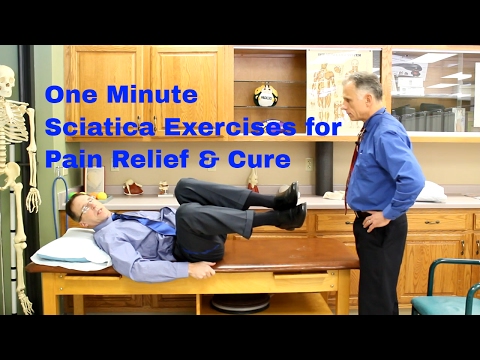 One Minute Sciatica Exercises for Quick Pain Relief & Cure of Sciatic Pain