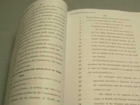 HR 3962 Sample Health Care Bill- 1,990 pages- 2 Volume Set