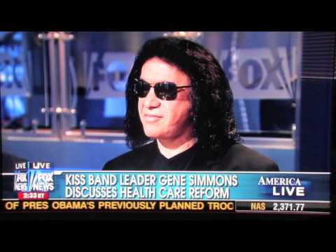 Gene Simmons Of Kiss On Obama’s Health Care on Fox News
