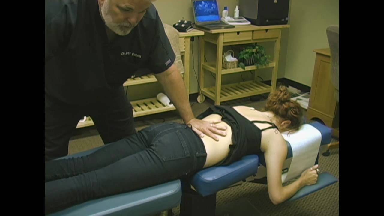 Chiropractic Adjustment For Lower Back Pain Demonstration by Austin Chiropractic Care