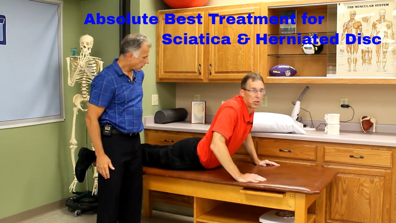 Absolute Best Exercise for Sciatica & Herniated Disc- McKenzie Approach.