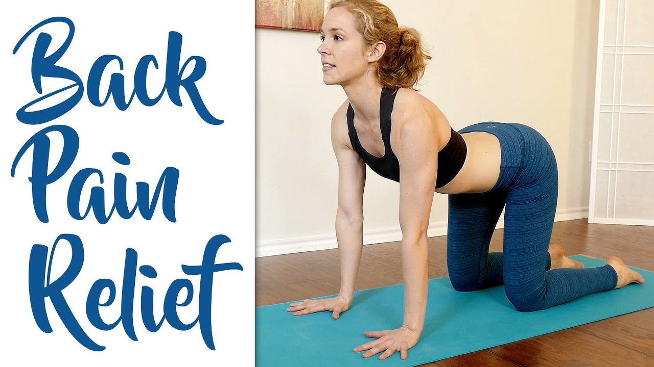 Fast Lower Back Pain & Sciatica Pain Relief – Beginners Yoga Stretches and Poses