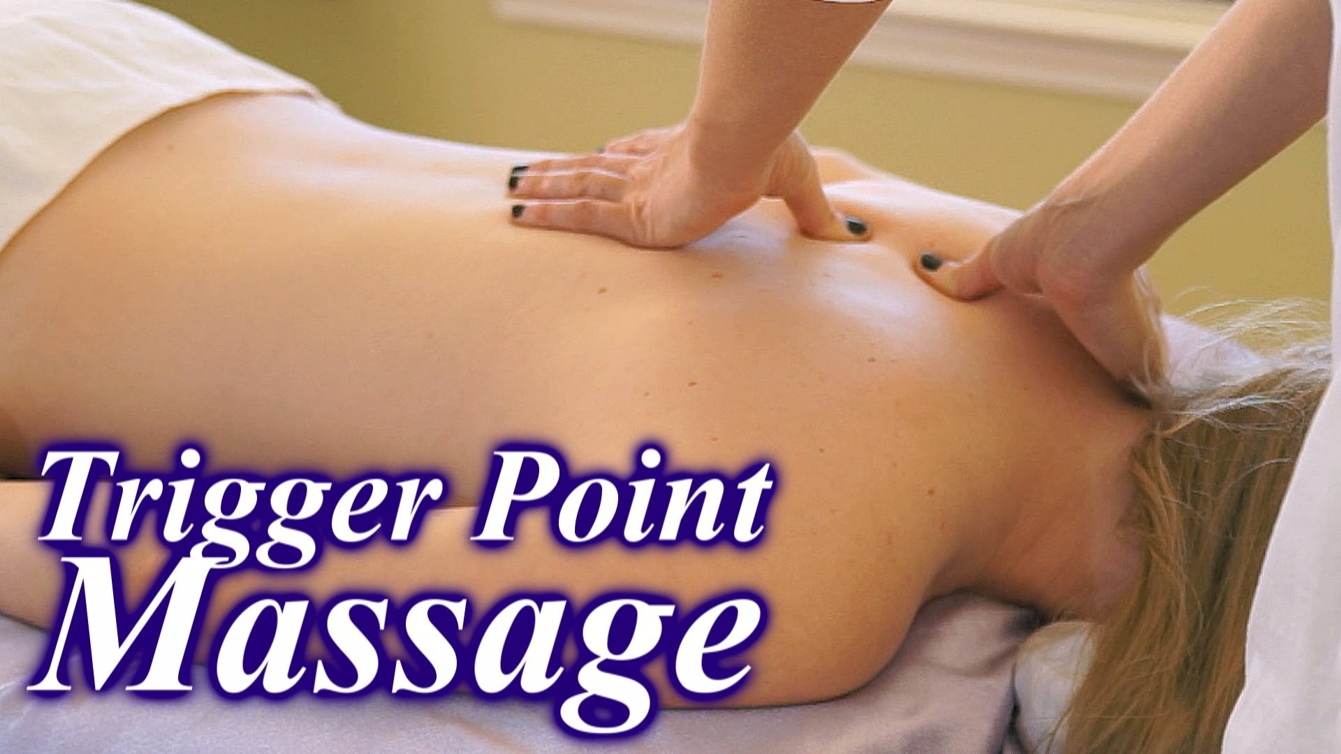 How To Do Trigger Point Massage Therapy Techniques, Back Pain Relief Massage ASMR