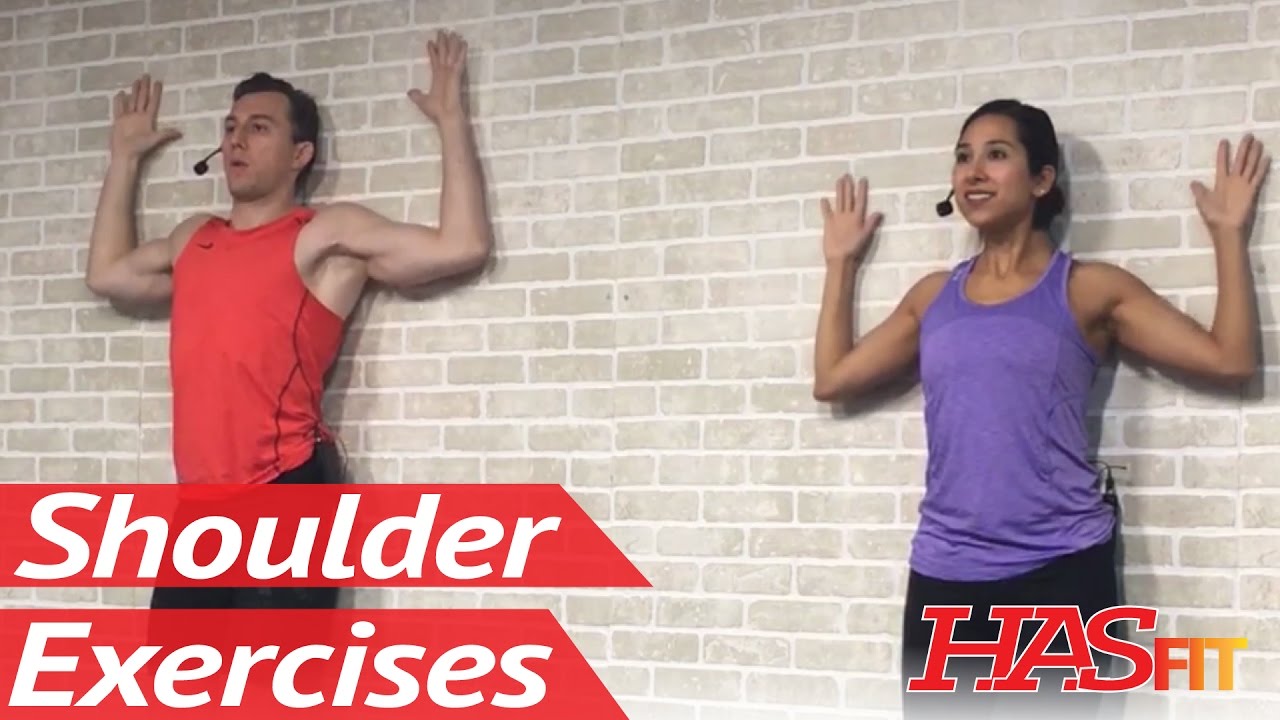20 Min Shoulder Stretching & Strengthening for Pain Relief – Shoulder Pain Exercises Stretches