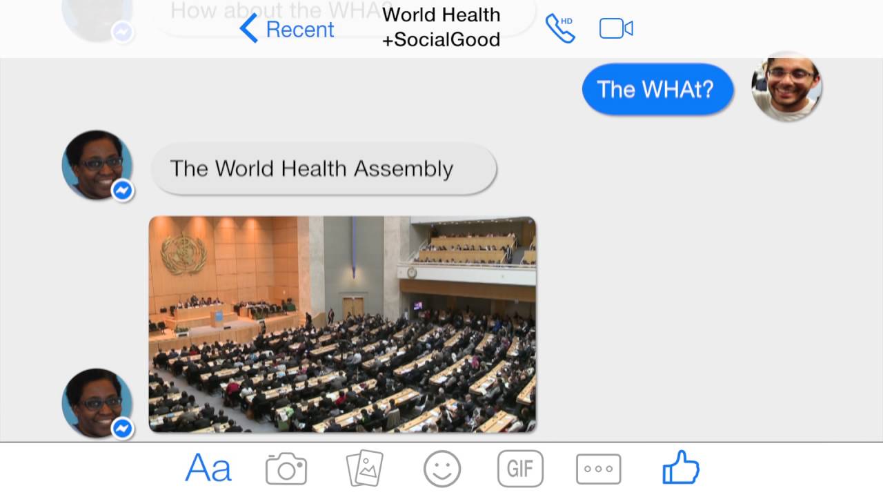 WHO: Three major health topics at WorldHealth+SocialGood