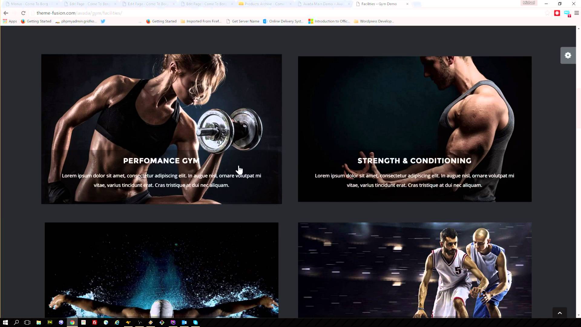 Gym & Fitness Web Design – Web Development