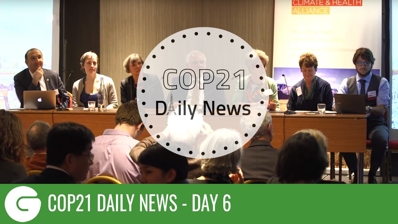 COP21 Daily News: New Prescription for Global Health