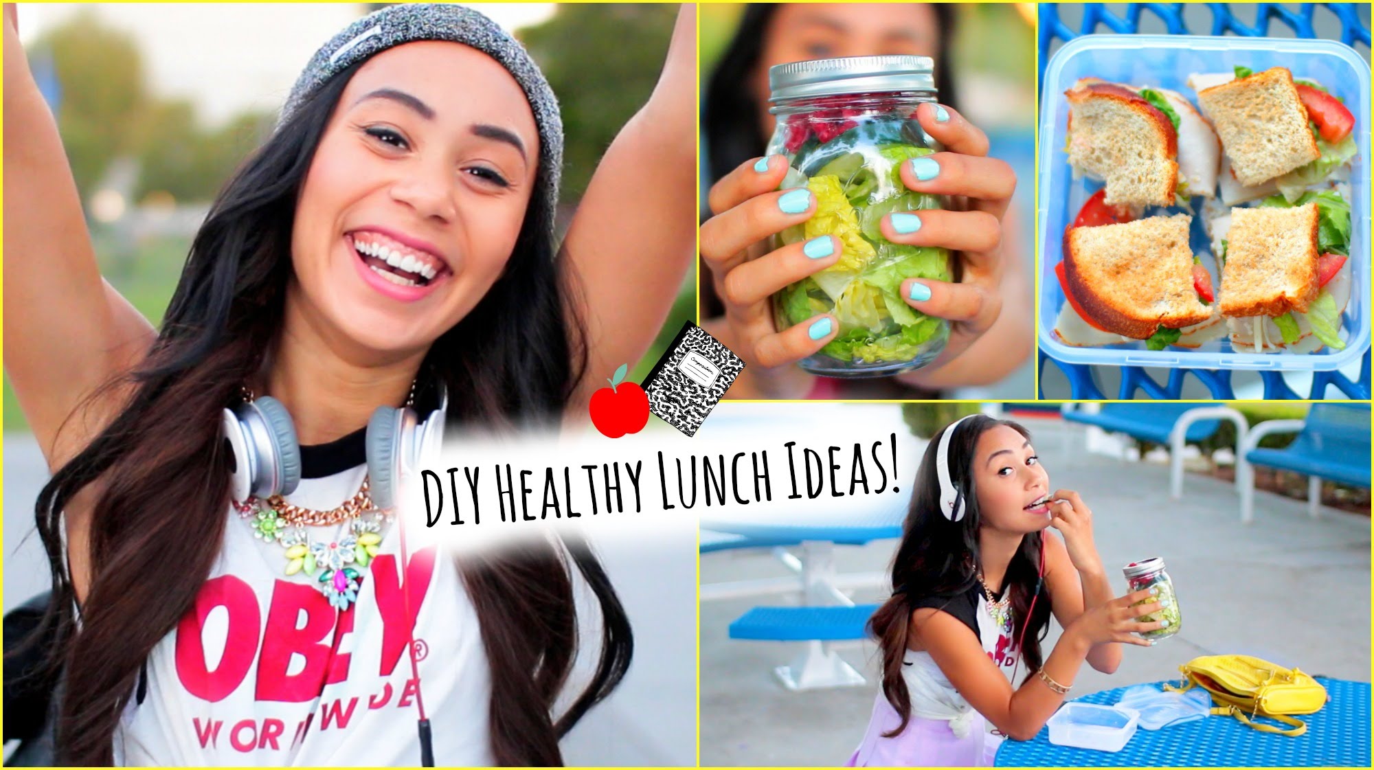 5 Healthy and Affordable Lunch Ideas for School!!