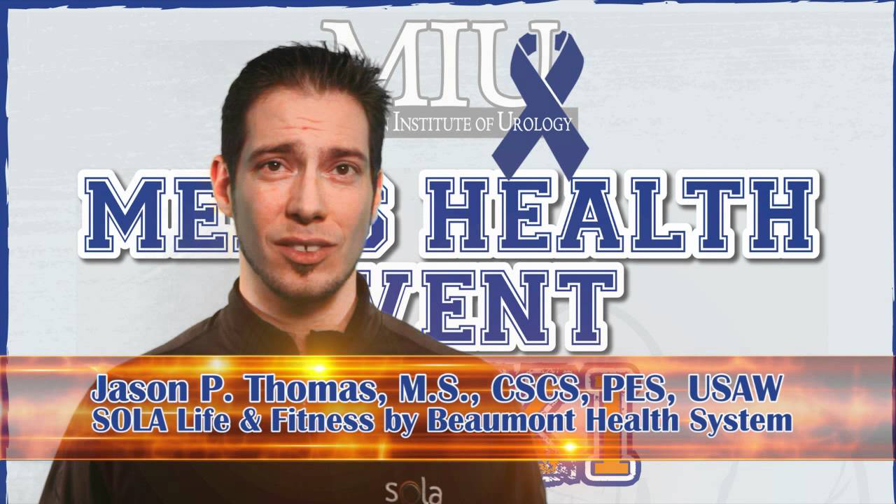 Men’s Health Event 2011 – Jason Thomas Lecture: Improve Cardiovascular Fitness