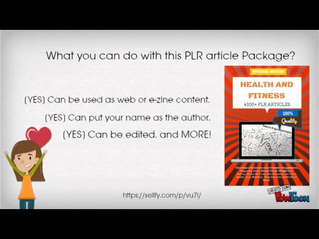 How to get High Quality Health and Fitness PLR Articles from as low as $0.005?