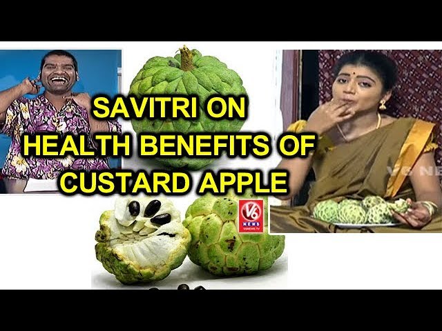 Savitri On Health Benefits Of Custard Apple (Sitaphal) || Weekend Teenmaar News || V6 News