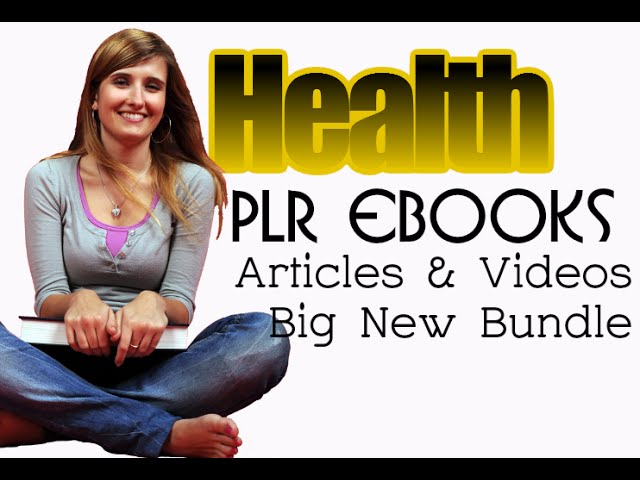 Private Label Rights Health ebooks Articles & Videos PLR Bundle